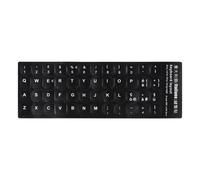 ADESIVI PER TASTIERA ITALIANA 20 PEZZI Stickers Black Keyboard LAYOUT ITA IT