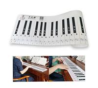 Adesivi per Tastiera per Pianoforte, Adesivi per Pianoforte per 88 Tastiera Strumento di Pratica della Simulazione delle Dita del per Assistenza Didattica per Studenti Principianti
