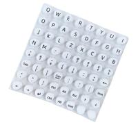Adesivi per tastiera per unghie lunghe,Lettere in per tastiera | Accessorio Per Scrivere Protezione per Computer Portatile Casa Ufficio Usi