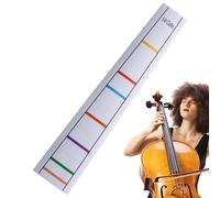 Adesivi per tastiera per violoncello - Adesivo per tastiera per principianti di allenamento pratico | Etichetta della decalcomania di posizione delle guide delle dita del violoncello con marcatori di