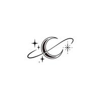 Adesivi Per Tatuaggi A Base Di Erbe Impermeabili, Duraturi, Con Succo Di Luna, A Forma Di Stella, Sulla Mano, Sulla Vita, Sulla Clavicola, Sul Petto, Da Ragazza, Eleganti E Squisiti, Finti Tatuaggi