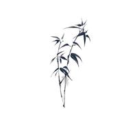 Adesivi per tatuaggi a colori femminili con senso senior Ink Bamboo, piccoli adesivi usa e getta freschi in stile country Ms. Mr., tatuaggi finti