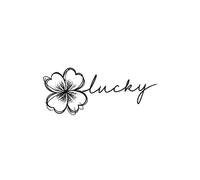 Adesivi per tatuaggi con succo di erba erba fortunata, piccoli cento freschi con adesivi per uomini e donne impermeabili e duraturi sulla clavicola inglese