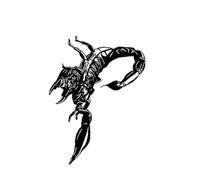 Adesivi Per Tatuaggi Temporanei Scorpione Impermeabili A Lunga Durata Per Una O Due Settimane