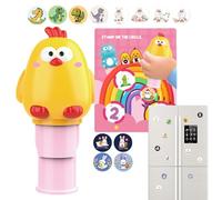 Adesivi per timbri per bambini, 24 forme miste, autoadesivi con motivi umorali colorati, a lunga durata, ideali per il fai da te, per imparare la creatività, il diario