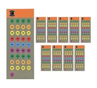 Adesivi per torretta di | Etichette da 10 fogli a lungo raggio | Tag torretta rimovibili impermeabili per tiro e caccia a lungo raggio | Le etichette Ţurret si adattano alla maggior parte dei cap