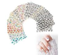 Adesivi per Unghie 3D Autoaderenti - 60 Pezzi Con Fiori, Design Artistico e Fai Da Te