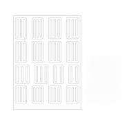 Adesivi per unghie a lunga durata con stencil per unghie, decalcomanie con colori vivaci che rimangono luminosi, sicuri e adatti per vari eventi artistici