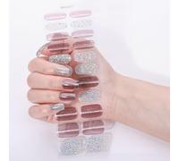 Adesivi Per Unghie in Gel Per Un Look Professionale Uso Domestico Non Richiede La Luce Della Lampada Impacchi Per Manicure Facile Applicazione Lampada Per Unghie in Gel