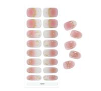 Adesivi per unghie in gel sfumati, kit adesivi per unghie in gel,Decalcomanie sfumate per adesivi per smalto gel 16X - Principianti Home Salon Nail Craft Nails Wrap Stickers Novità Nail Craft per il p