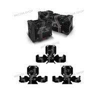 Adesivi Per Valigia Top Box Motocicletta Trunk Protettivo Completo Nero Triplo