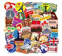 Adesivi per Viaggio 100 Pezzi, Graffiti Stickers per Valigia Laptop Motociclette Bicicletta Chitarra Scrapbooking Vinili Adesivo