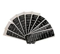 Adesivi per Violino, Guide per Dita Blu, Accessori per Strumenti Musicali per Principianti - Protezione Della Superficie, Facilità di Apprendimento, Ideali per Apprendere le Note (BC02 3/4 nero)