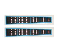 Adesivi per Violino in PVC, 2 Pezzi, Marcatori Tastiera per Violino 4/4, Resistente e Impermeabile - Adesivi Durevoli, Facili da Rimuovere, Perfetti per Pratica e Apprendimento