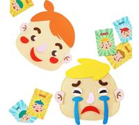 Adesivi per volti di apprendimento socio-emotivo per bambini Giochi per