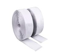 Adesivi per Zanzariera,Nastro con Chiusura a Strappo Autoadesivo Nastro Adesivo Nastro Gancio e Anello Auto Adesivo da 5 m,Strisce per tessuto con colla adesiva Posteriore 25mm bianca