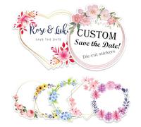 Adesivi personalizzati Etichette personalizzate per aziende Logo e Nome, Bomboniere per compleanno, festa per bambini, caramelle, candele, scatole regalo per matrimonio, adesivi in vinile ritagliati