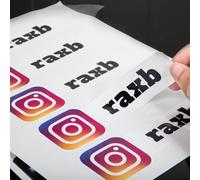 Adesivi personalizzati per social media, adesivi Instagram per auto, Facebook, YouTube, Twitter, Snapchat, Whatsapp, Skype, nome utente personalizzato, logo del marchio (adesivi in vinile, confezione