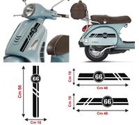 Adesivi Piaggio Vespa GTS 300 super GTV 300 GTV250 GTV125 MONOCOLORE M0295