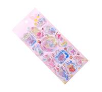 Adesivi Piccoli - Decorativo Con Rilievo 3D,Adesivo 3D con Effetto Acqua - Per Tazze Da Acqua Pareti Chitarre Valigie Taccuino Busta Occhiali Tablet Agenda