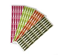 Adesivi posteriori a forma di gamberetti per pesca a mosca, per la produzione di esche, 4 opzioni di dimensioni disponibili, materiale di guscio di gamberetti facile da usare, per una creazione