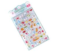 Adesivi premio per bambini - Promuove il progresso degli studenti, superficie tattile rialzata, pacchetto di animali multicolore + forte legame, foglio di accessori sintetico impermeabile | per la