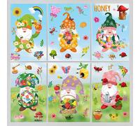 Adesivi Primaverili La Finestra Aggrappa Decorativa Del Fiore Primaverile