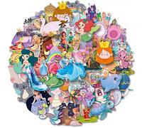 Adesivi principessa sirene gommette principesse adesivi bambino ragazza vsco girl adesivi fairy tails scrapbooking sticker velo bottiglia d'acqua adesivi kawaii