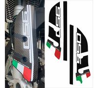 Adesivi protezione parafango anteriore compatibile Ducati Multistrada 950 bianco