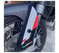 Adesivi protezione parafango anteriore compatibile Ducati Multistrada 950 Red W