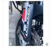 Adesivi protezione parafango anteriore compatibile Ducati Multistrada Enduro Red