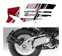 Adesivi Protezioni Cardano Forcellone Compatibili per BMW R1200 GS 2004-2012 R1200 GSA 2006-2013 (Rosso)