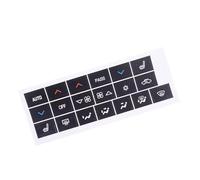 adesivi pulsanti auto Compatibile Con Buick Per Allure Per Lucerne Per Lacrosse 2005 2006-2009 Kit Di Riparazione Adesivi Per Pulsanti Di Controllo Del Clima AC Centrale Per Auto