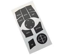 adesivi pulsanti auto Compatibile Con Per E63 E64 E70 E71 E72 E81 E82 E83 E84 E90 F01 F02 F03 F04 F10 F25 Kit Di Riparazione Adesivi Per Pulsanti Di Commutazione Multimediali Per Auto