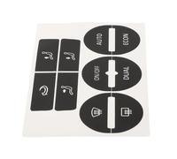 Adesivi Pulsanti Auto Compatibile Con Per Golf Per Mk5 2004-2008 1pc Car Center Console Ac Pulsante Controllo Clima Indossato Kit Riparazione Decalcomanie Anti Scratch
