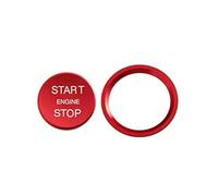 Adesivi Pulsanti Compatibile Con A4 Per A5 Per B9 Per B8 Per BT 2017-2018 Auto Per Fare Clic Sul Pulsante Start Adesivo Decorativo Copertura Trim Accessori(Red)