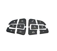 Adesivi Pulsanti Compatibile Con Benz GLC X253 Classe C W205 Per CLA Per GLA Classe A X156 C117 W176 Accessori Per Volante Auto Copri Pulsanti Adesivi