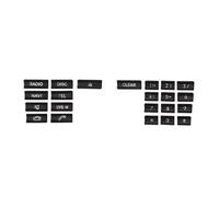 Adesivi Pulsanti Compatibile Con Benz Per 2010 2011 Pannello CD Di Controllo Centrale Per Auto Pulsante Decorativo Patch Trim Adesivi Accessori