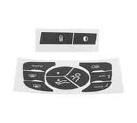 Adesivi pulsanti Compatibile Con Citroen Per C4 2014 2015 2016 2017 2018 Kit Di Riparazione Pulsanti Di Controllo Interni Auto Decalcomanie Nere Adesivo Pulsante