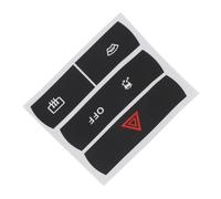 Adesivi Pulsanti Cruscotto Compatibile Con Ford Per S-Max 1 Pz. Adesivo Per Pulsante Interruttore Di Riparazione Doppio Flash Per Auto, Accessorio Per Auto.