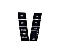 Adesivi Pulsanti Cruscotto Compatibile Con Per Touareg 2004 2005 2006 2007 2008 2009 Adesivi Per Volante, Finestrini, Fari, Interruttori Del Clima(E)