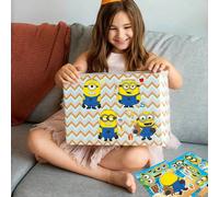 Adesivi puzzle dei minions, occhi grandi e carini, adesivi creativi per telefono cellulare, valigie, decorazione fai-da-te per camera da letto, casa, scuola, dormitorio e rientro a scuola 8PCS-A,8 pez