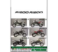 ADESIVI R1200 GS LC ADVENTURE 2006 2013 BASIC KIT COMPATIBILE