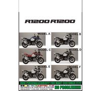 ADESIVI R1200 GS LC ADVENTURE 2014 2018 BASIC KIT COMPATIBILE