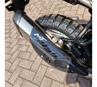 Adesivi Resinati 3d Protezione per Marmitta CF MOTO 450 MT Tundra Grey compatibi