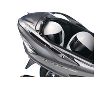 Resin Bike Adesivi Scooter Compatibile con Suzuki Burgman 400. Protezioni Maniglie Passeggero da Urti e Graffi. Coppia Adesivi 3D Resinati - Effetto Carbonio
