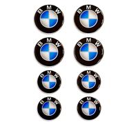 Adesivi Resinati 3D Stickers per moto e auto BMW - 4 pz. cm 5 + 4 pz. cm 4