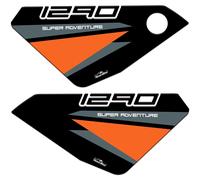 Adesivi Resinati compatibili con moto KTM 1290 Super Adventure S R Cassa Filtro