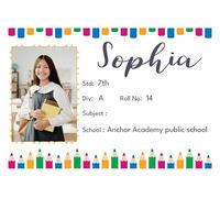 Adesivi resistenti all'acqua con testo personalizzato per bambini per il rientro a scuola etichette resistenti all'acqua per appunti diareis borsa bottiglia 36 pezzi