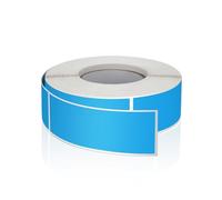 Adesivi rettangolari blu, 7,6 x 2,5 cm, codice colore autoadesivo, 500 pezzi